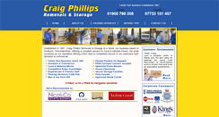 Desktop Screenshot of craigphillipsremovals.co.uk