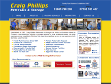 Tablet Screenshot of craigphillipsremovals.co.uk